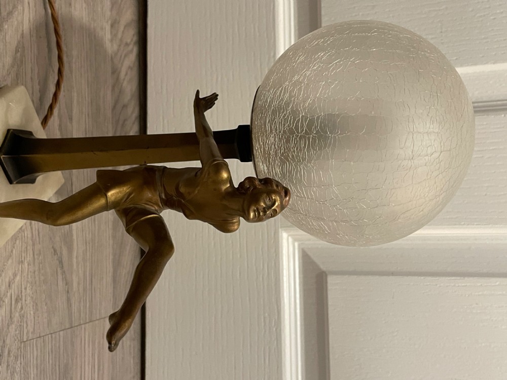 Art Deco Lady Lamp, manner of Josef Lorenzl  View VII