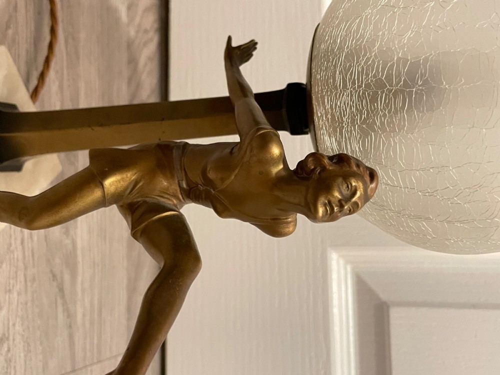 Art Deco Lady Lamp, manner of Josef Lorenzl  View IX