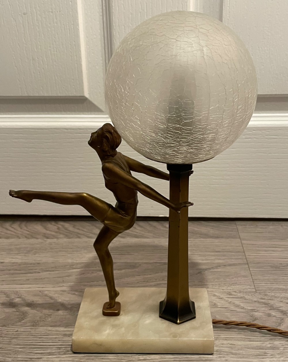 Art Deco Lady Lamp, manner of Josef Lorenzl  View X