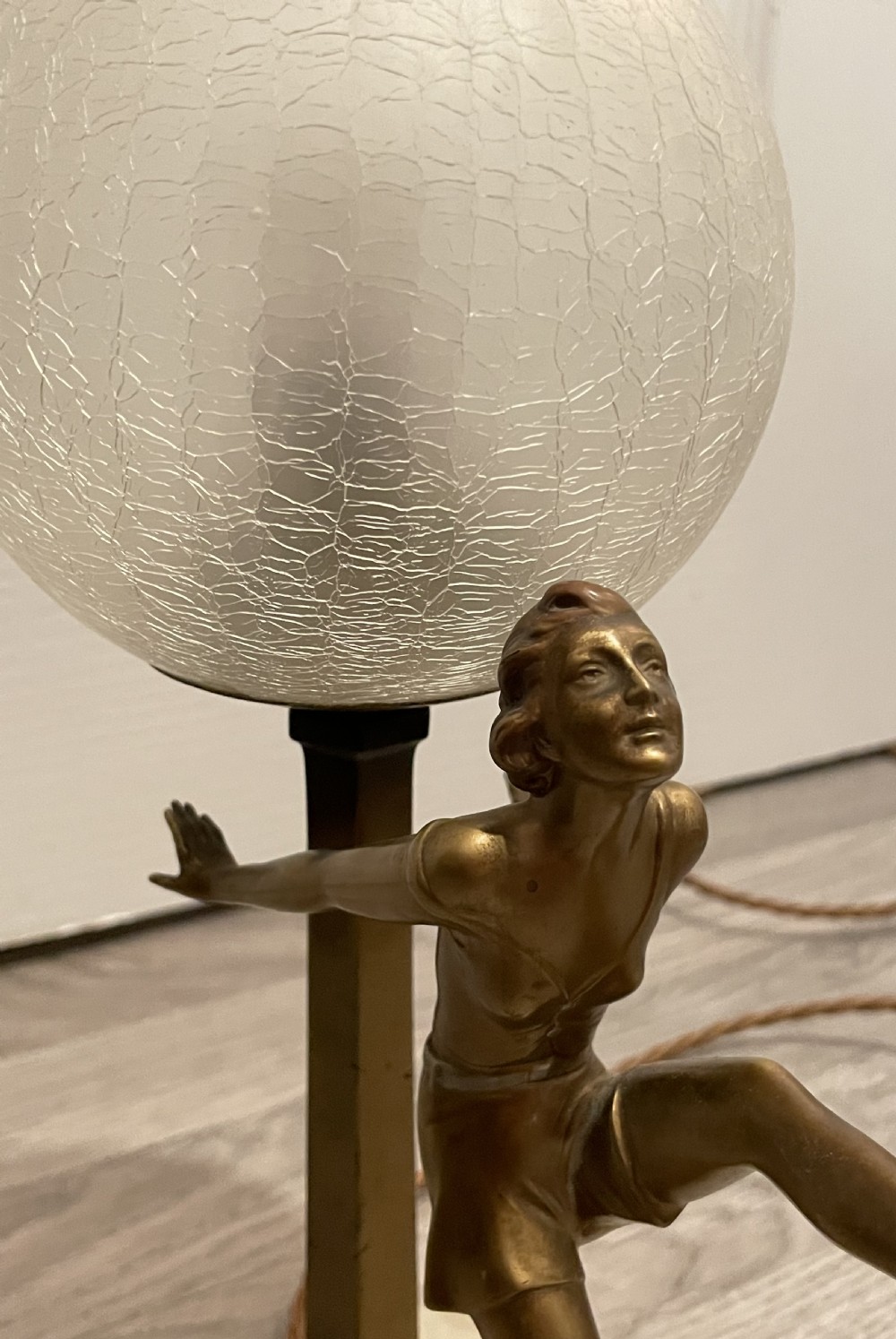 Art Deco Lady Lamp, manner of Josef Lorenzl  View XII