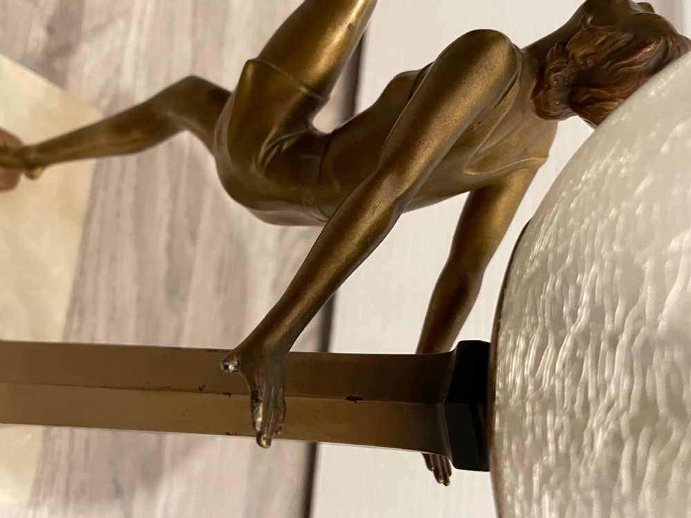 Art Deco Lady Lamp, manner of Josef Lorenzl  View XIII