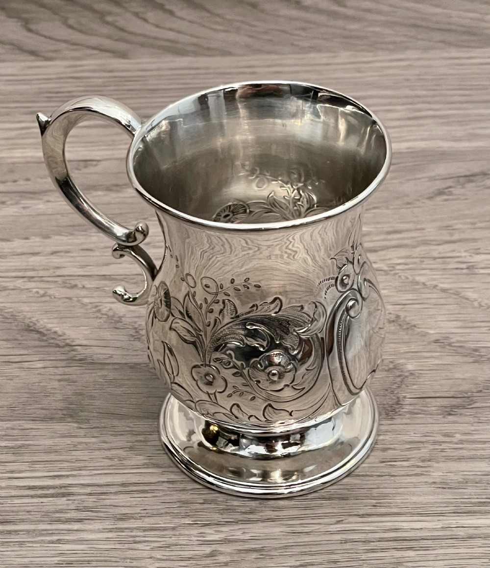 Victorian Silver Christening Cup Mug View III