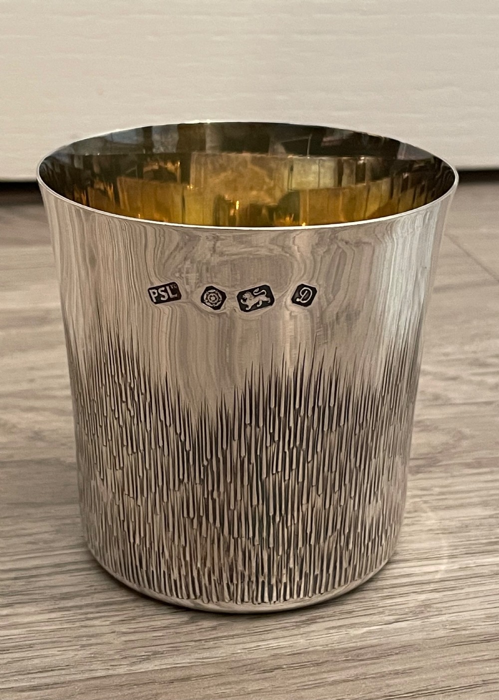 Solid Silver Beaker with Gilded Interior View II
