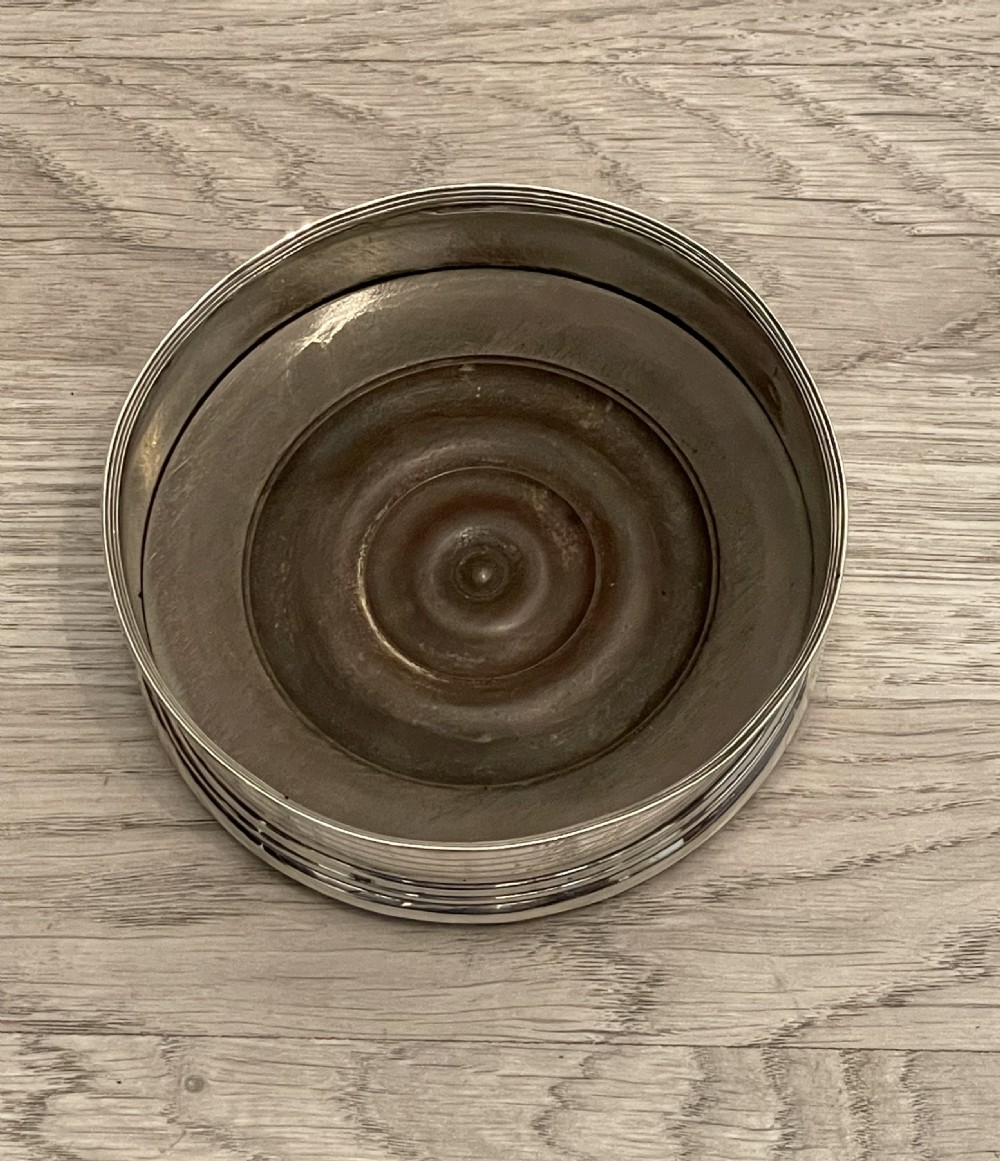 George III Silver Decanter Wine Coaster View II