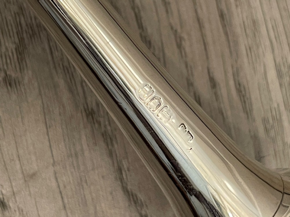 Late Victorian Solid Silver Hunting Horn Snuffer View II