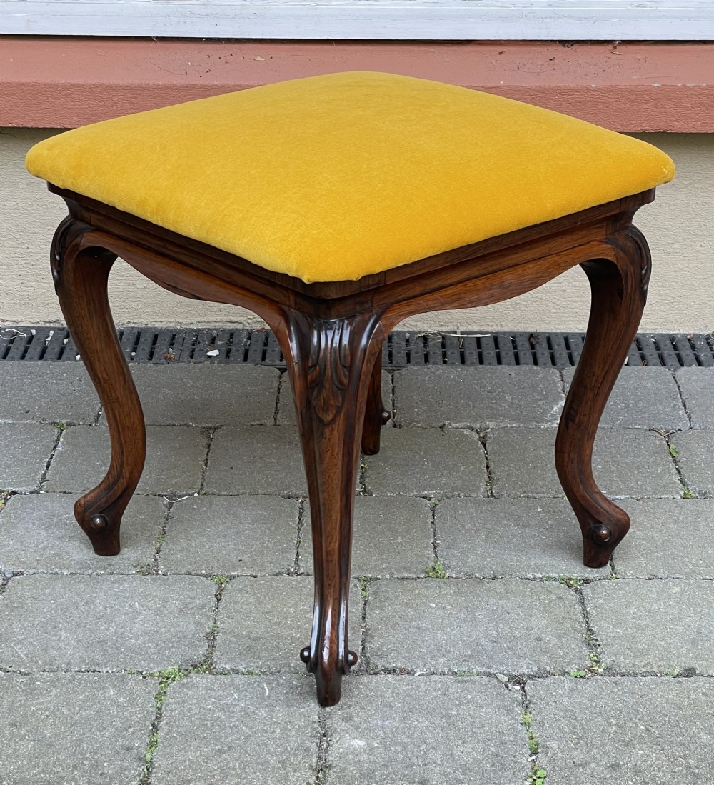 Victorian Rosewood Stool View II