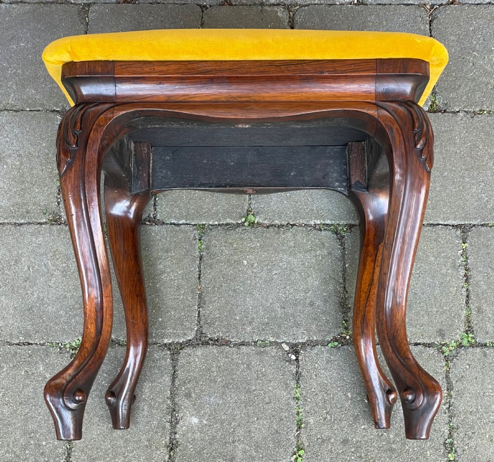 Victorian Rosewood Stool View IV