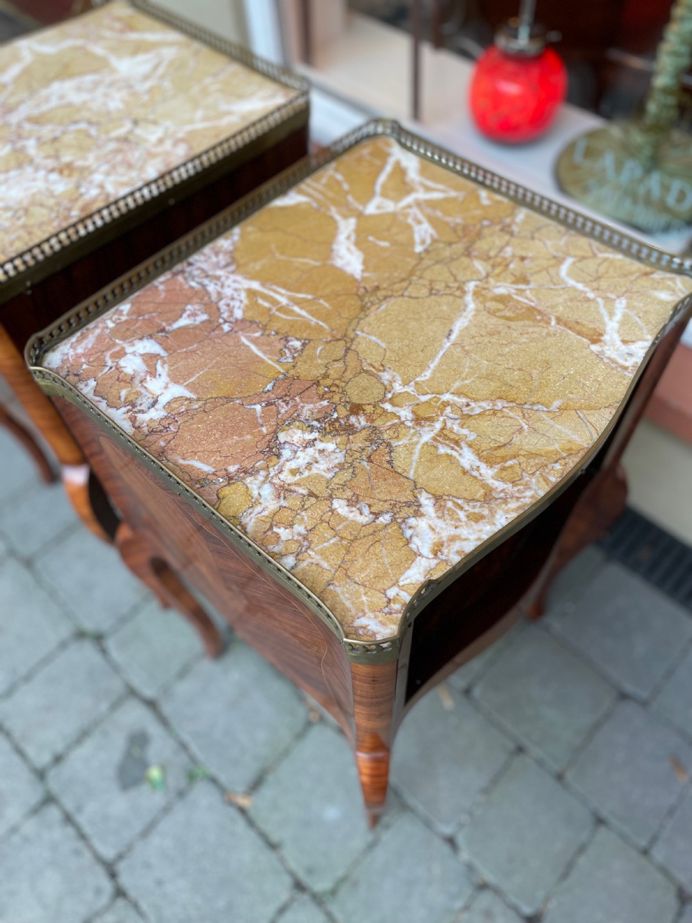 Pair of French Kingwood Bedside Cabinets Occasional Tables View VI