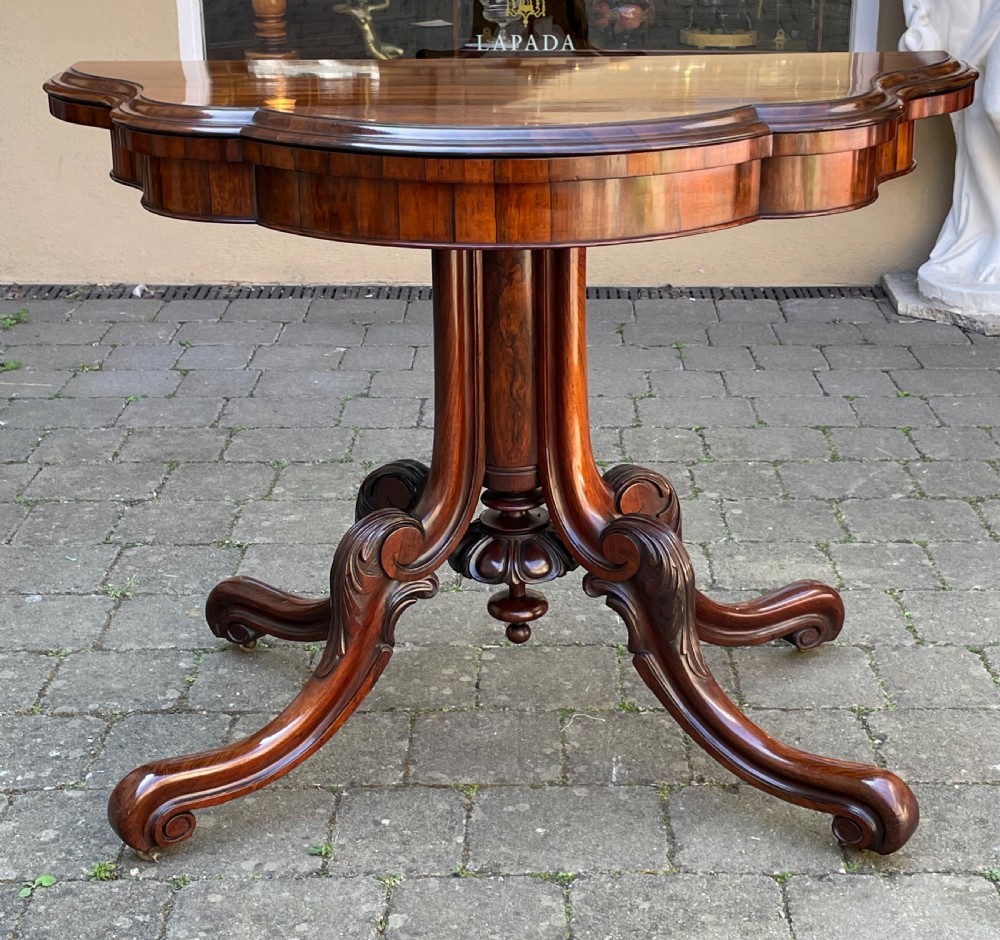 Stunning Victorian Rosewood Card Table View II