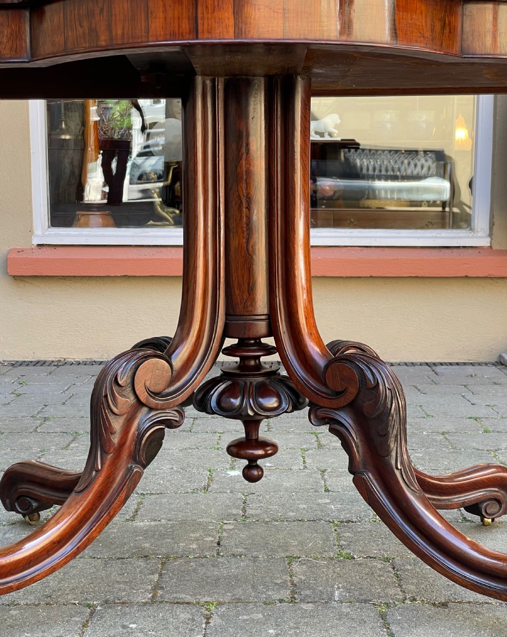 Stunning Victorian Rosewood Card Table View VIII