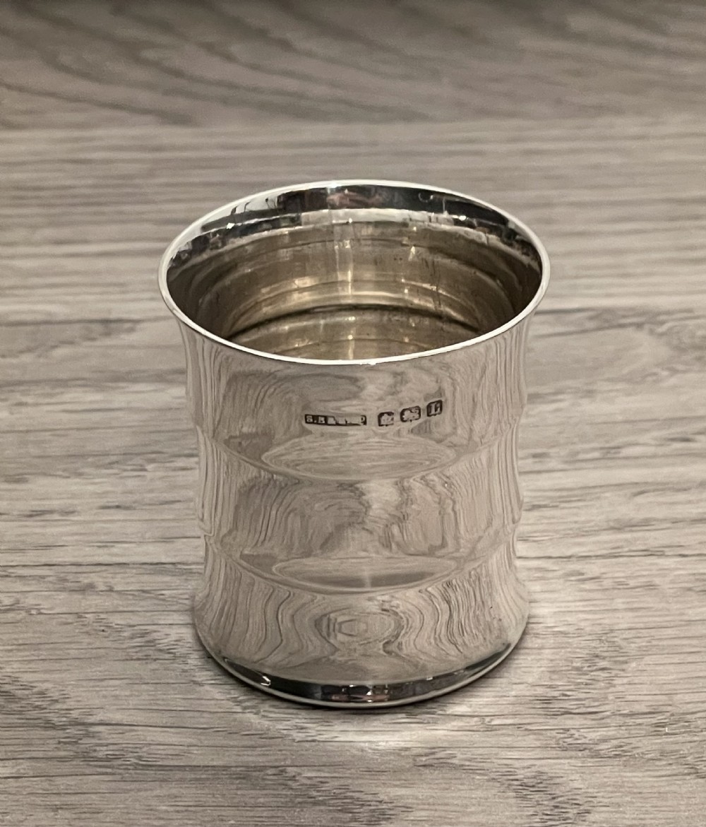 George V Solid Silver Spirit Shot Measure