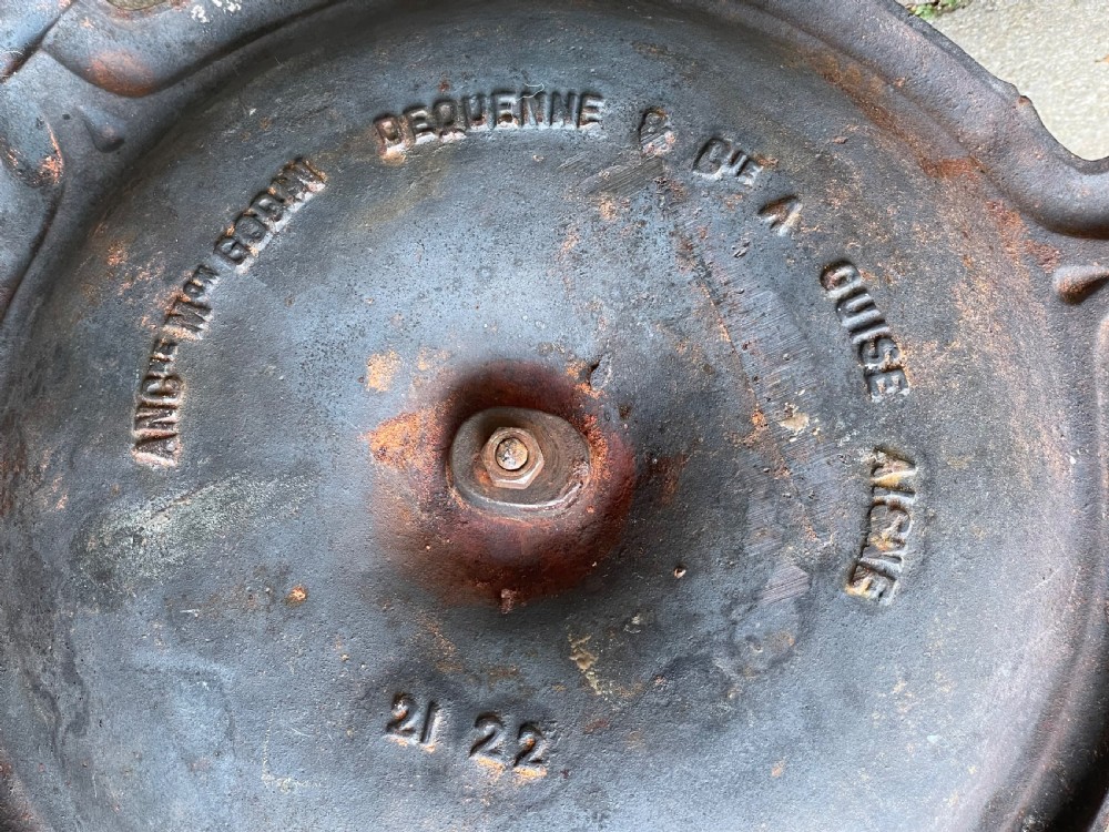 French Cast Iron Stick Umbrella Stand View III