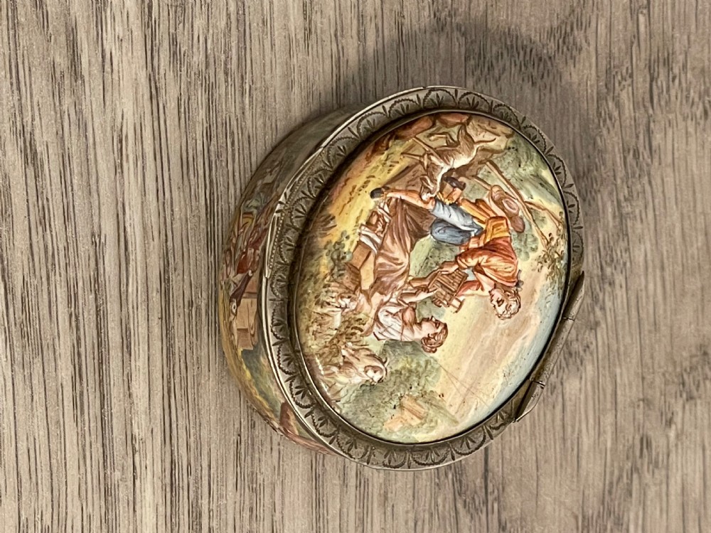 Austrian Vienna Enamel Snuff Box View III