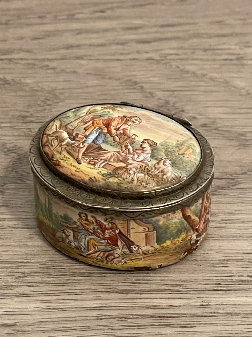 Austrian Vienna Enamel Snuff Box View IV