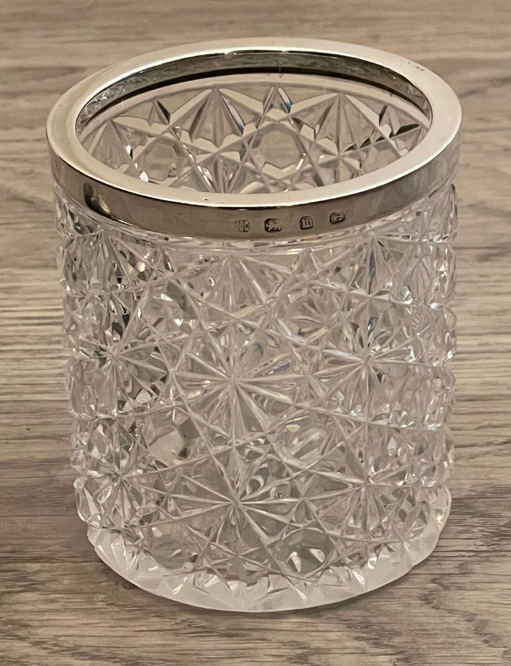 Victorian Silver & Cut Glads Preserve Jam Pot by Hukin & Heath View VIII