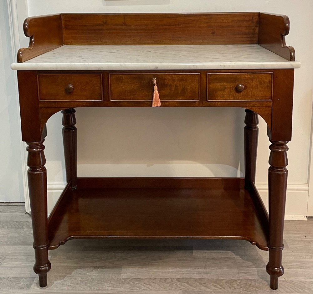 Super Quality Regency Mahogany Washstand Dressing Table