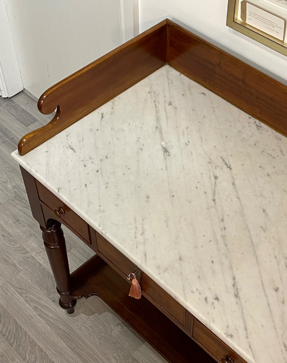 Super Quality Regency Mahogany Washstand Dressing Table View VI