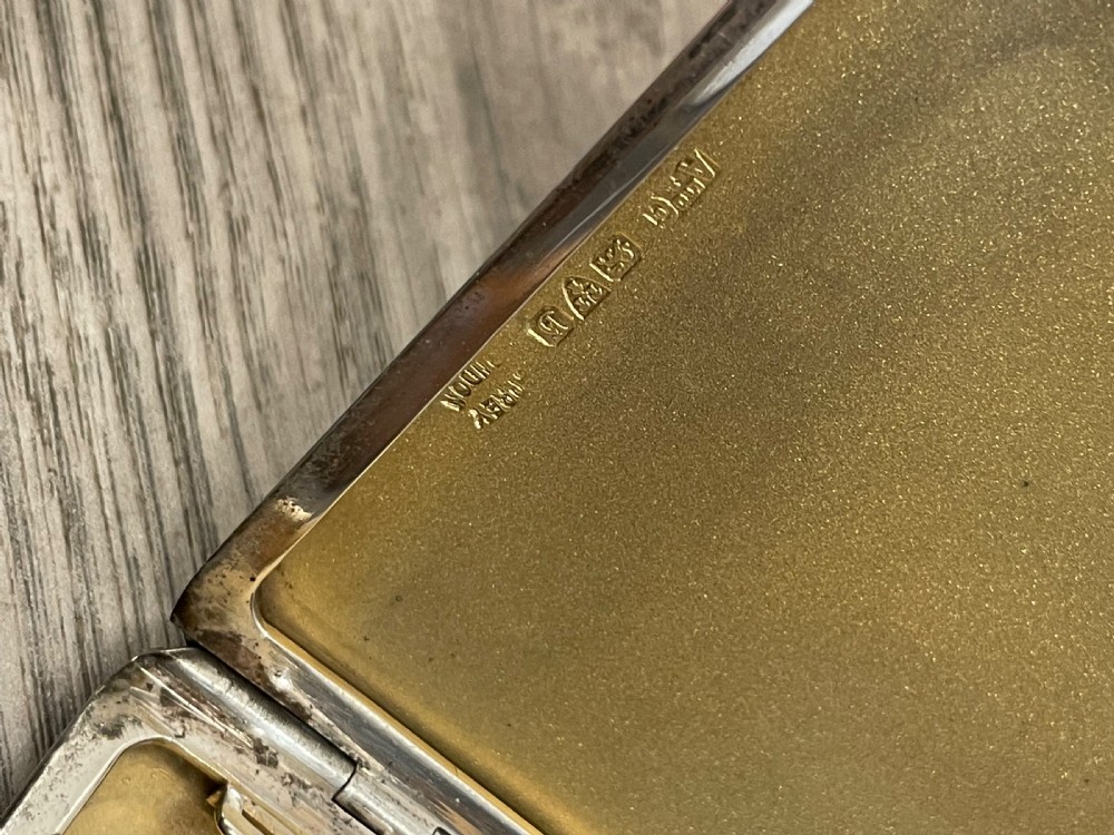 George V Silver & Enamel Cigarette Case by Asprey View VIII