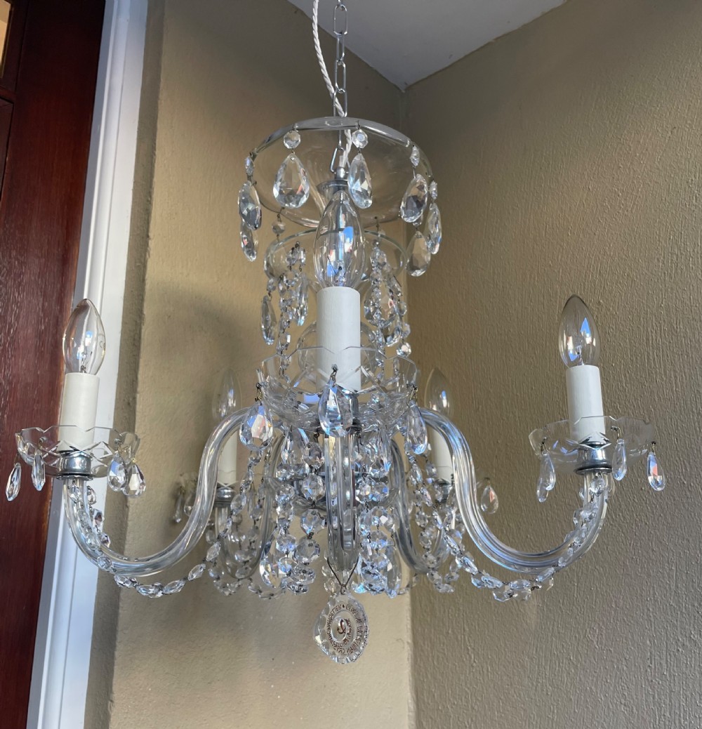 Impressive Bohemian Glass Chandelier View II
