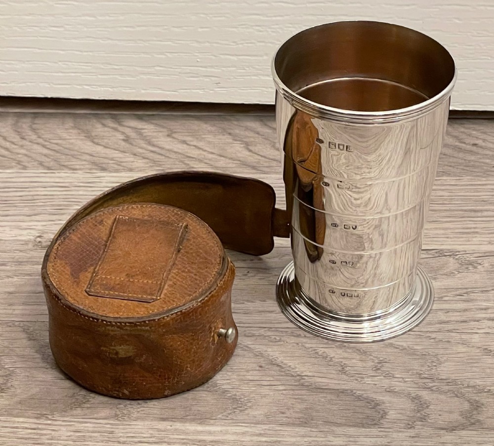 Quality Victorian Silver Collapsible Picnic Beaker by Thornhill London