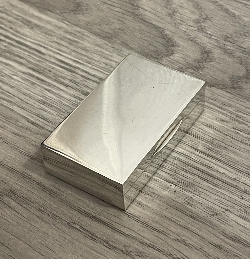 George V Silver Snuff Box, 1930 View VII