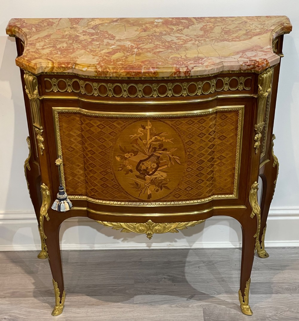 French Kingwood and Ormolu Cabinet by Francoise Linke View II