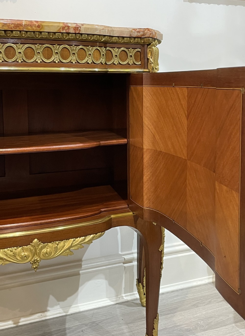 French Kingwood and Ormolu Cabinet by Francoise Linke View IV