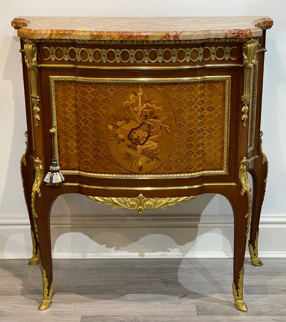 French Kingwood and Ormolu Cabinet by Francoise Linke View V