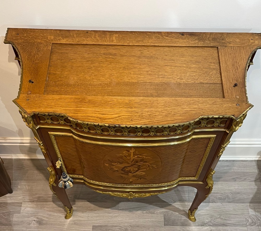 French Kingwood and Ormolu Cabinet by Francoise Linke View X