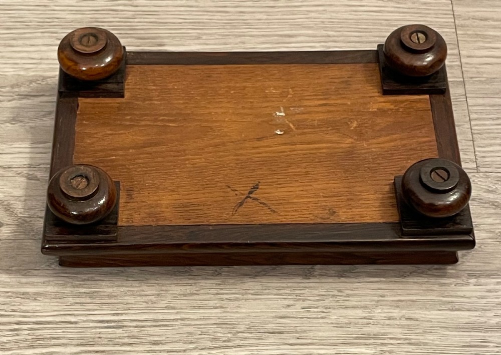 Rare Regency Rosewood Book Tray Stand  View IV