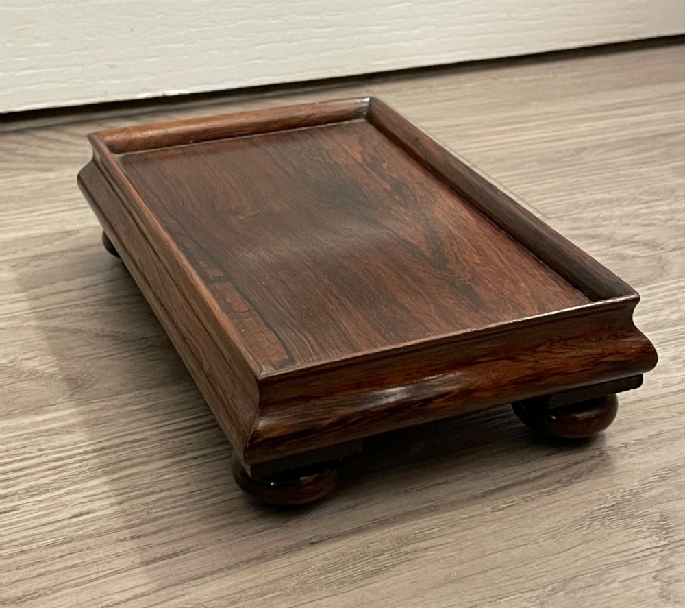 Rare Regency Rosewood Book Tray Stand  View VI