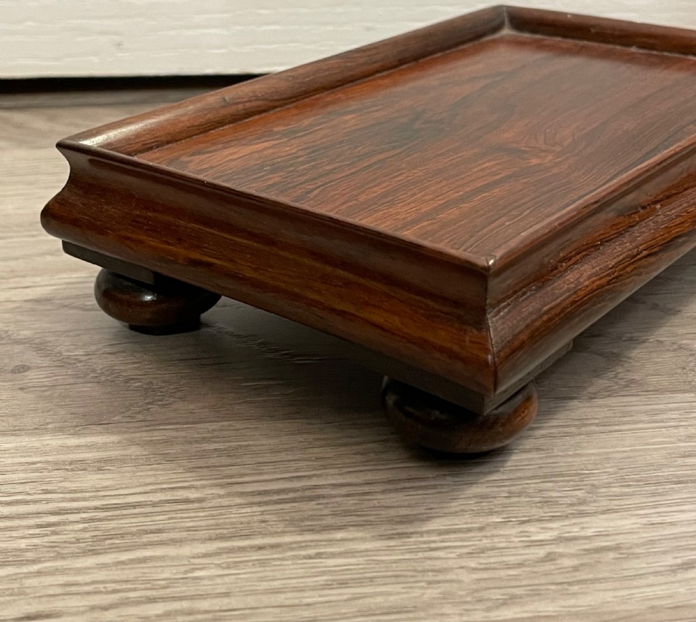 Rare Regency Rosewood Book Tray Stand  View VII