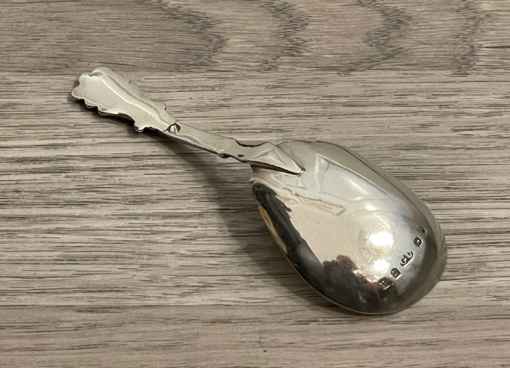 William IV Silver Caddy Spoon by George Unite  View VII