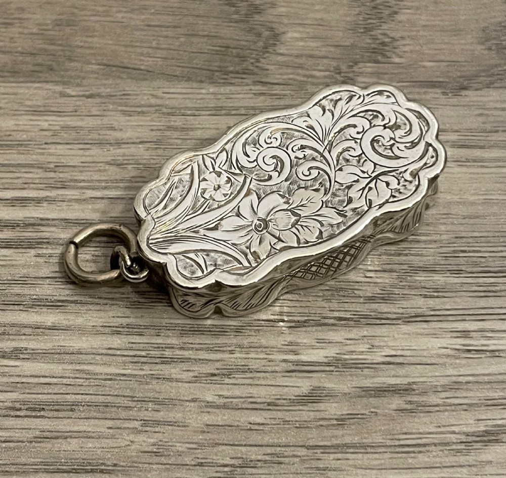 Victorian Silver Viniagrette, 1897 View VI