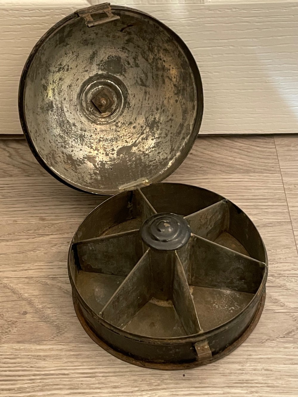 19th Century Toleware Spice Tin View VIII
