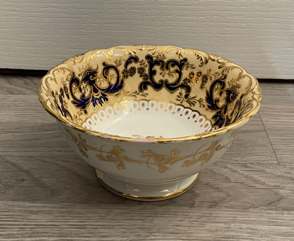 Beautiful 19th Century Slop Bowl by Coalport, c1840 View II