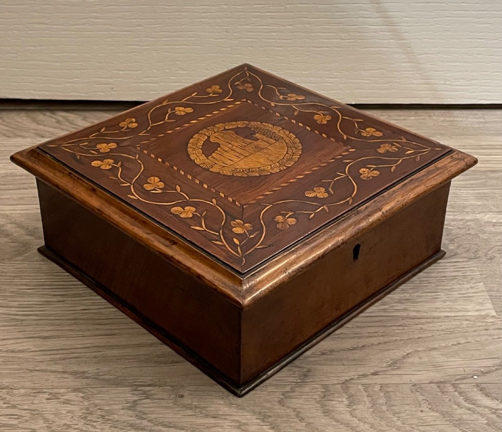 A good 19th Century Killarney Ware Box