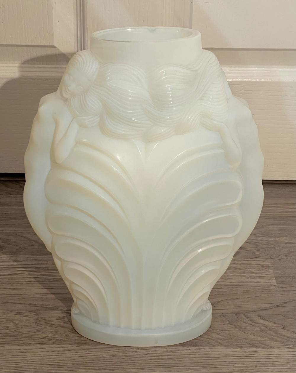 Rare Art Deco Vase By Edmond Etling