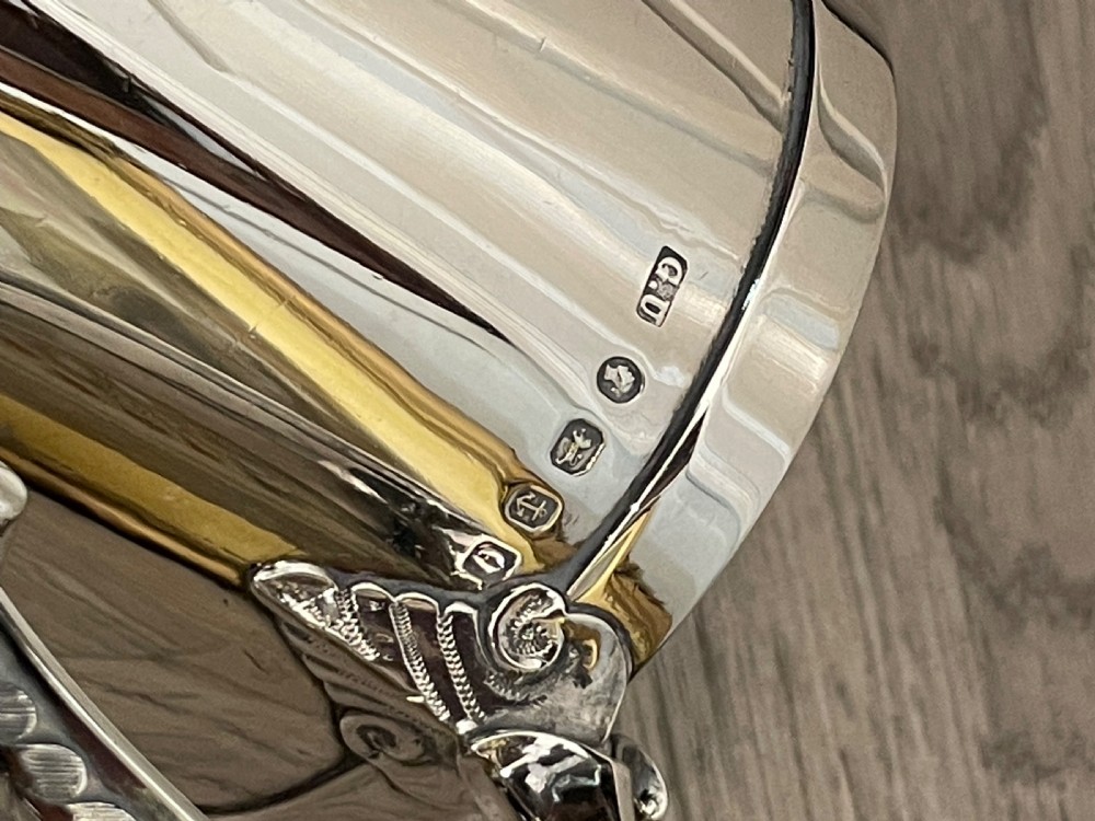 Victorian Solid Silver Pint Tankard, George Unite, 1865 View III