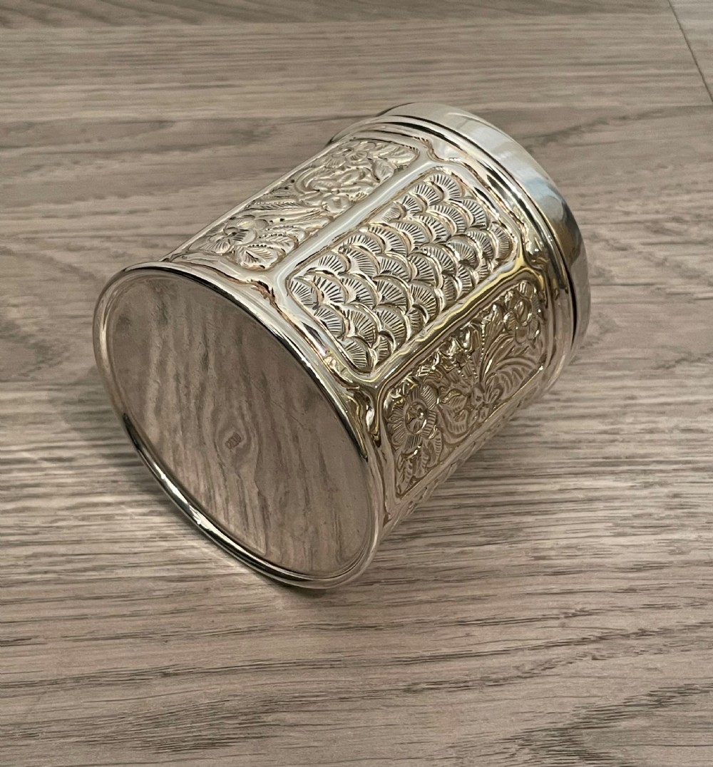 Egyptian Silver Tobacco Jar View III