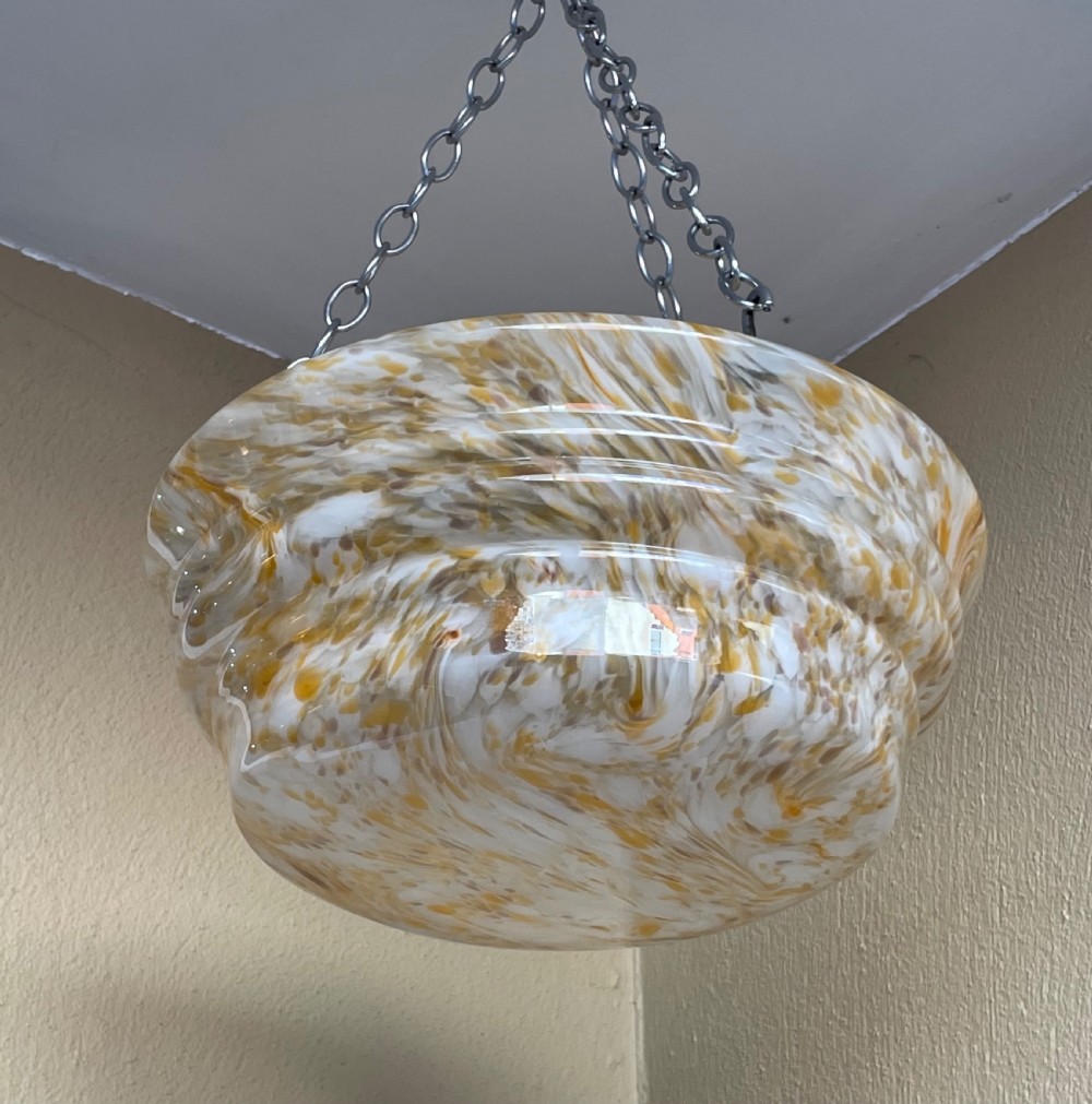 Art Deco Hanging Ceiling Light Plafonnier, With Lighting Kit View II