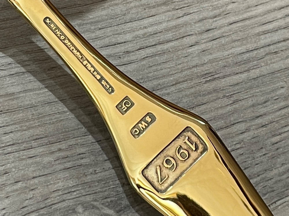 Danish Silver Gilt and Enamel Christmas Spoon View IV
