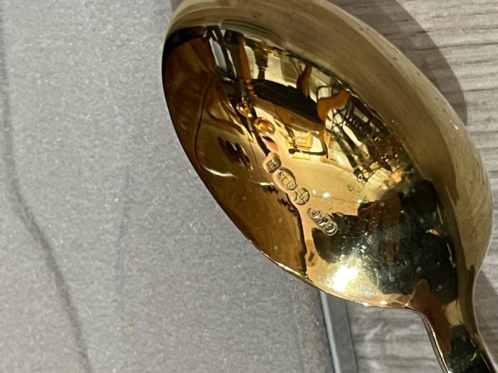 Danish Silver and Enamel Christmas Spoon, 1967 View III