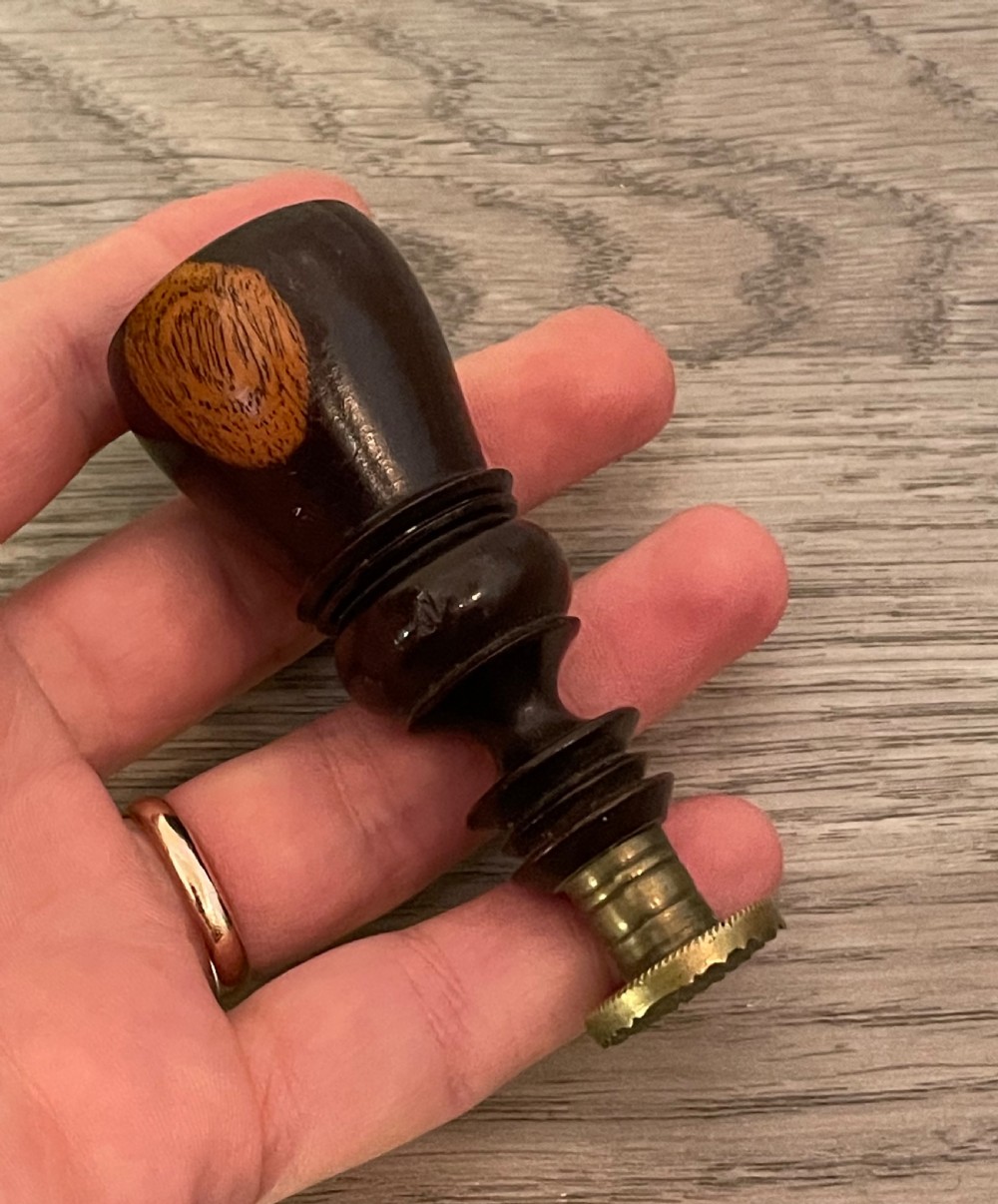 Georgian Lignum Vitae Desk Wax Seal View III