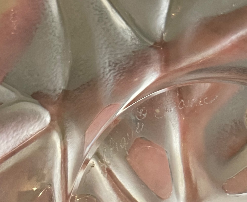 Impressive Lalique Glass Centrepiece Bowl View VII