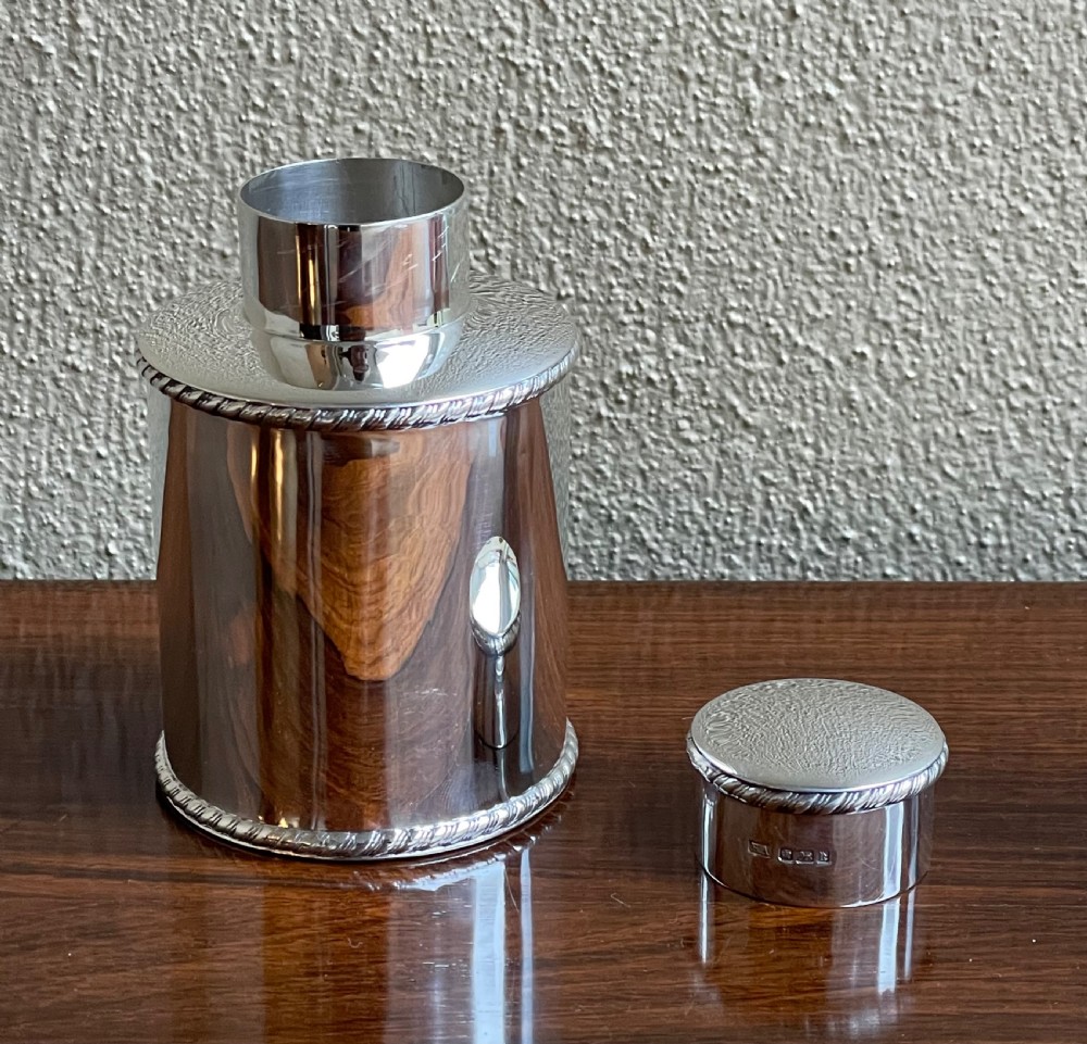 Edwardian Solid Silver Tea Caddy View III