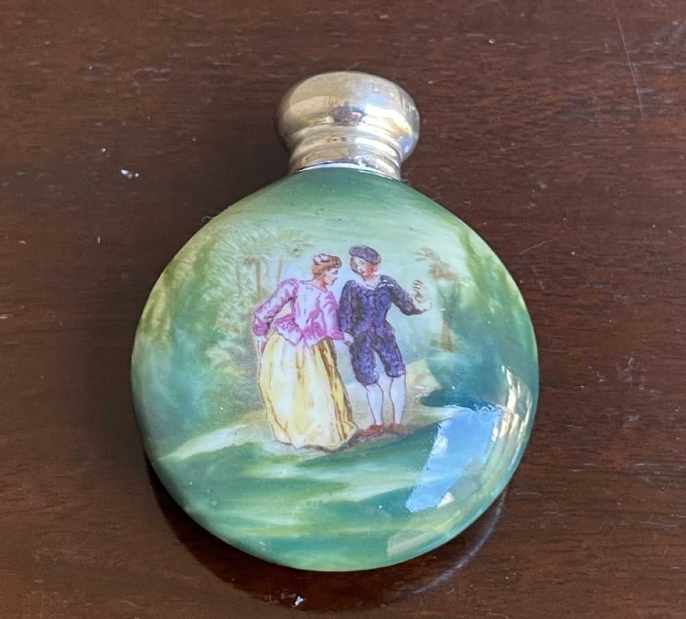 Edwardian Silver Mounted Scent Bottle