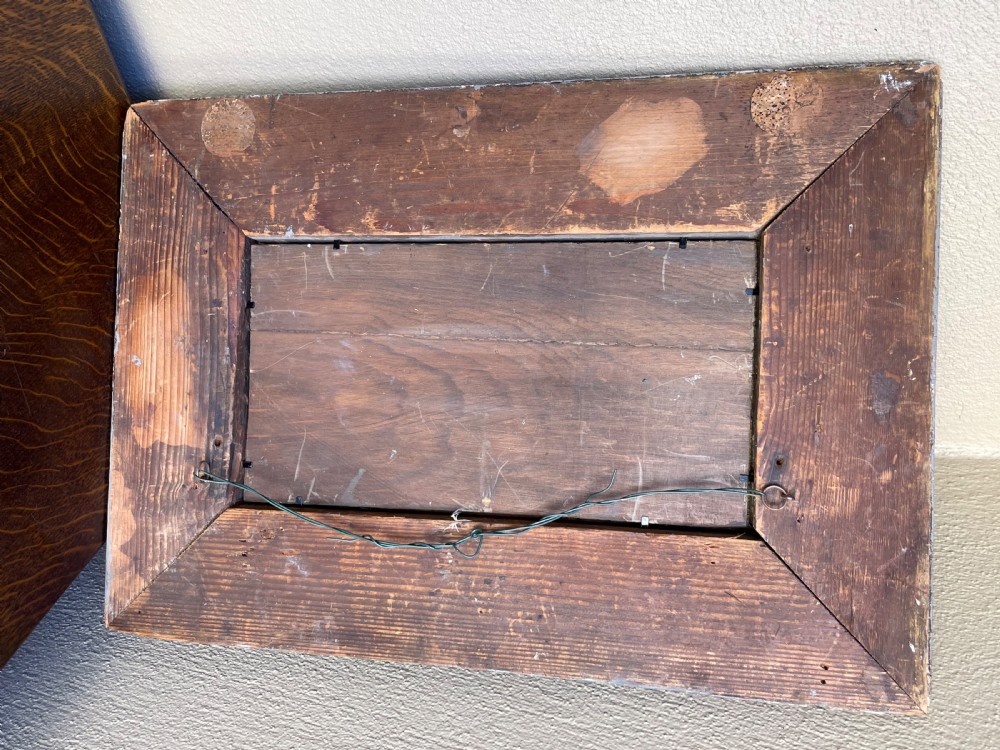 Oil Painting of Rooster and Hen View III