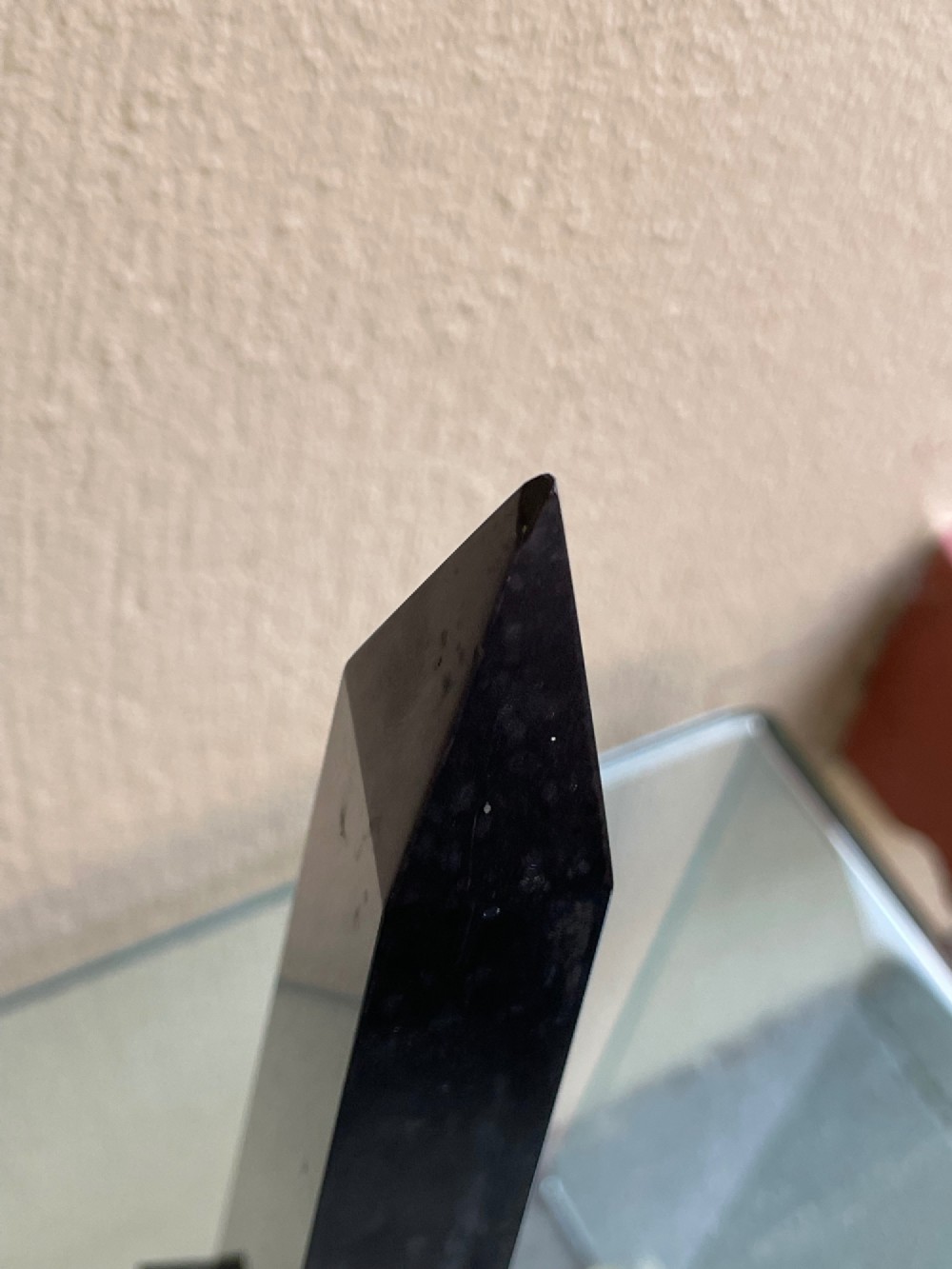 19th Century Black Ashford Marble Obelisk Desk Thermometer View IV