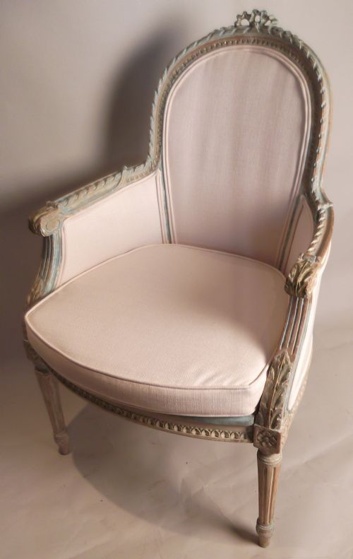 late 19th cent french arm chair - CATEGORY: ANTIQUE CHAIRS - DATED 1900